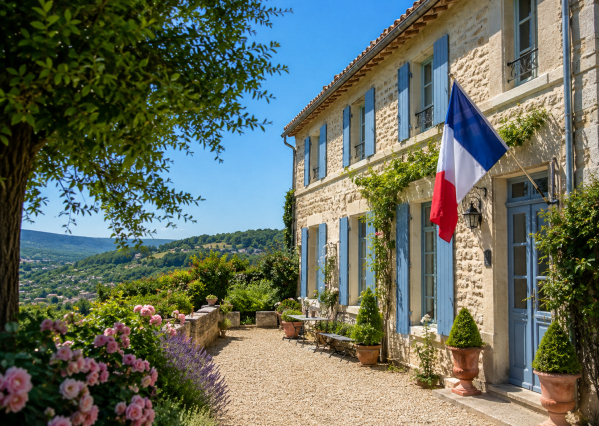 Tweede huis in Frankrijk met Franse vlag - regels, belastingen en verhuur in 2026